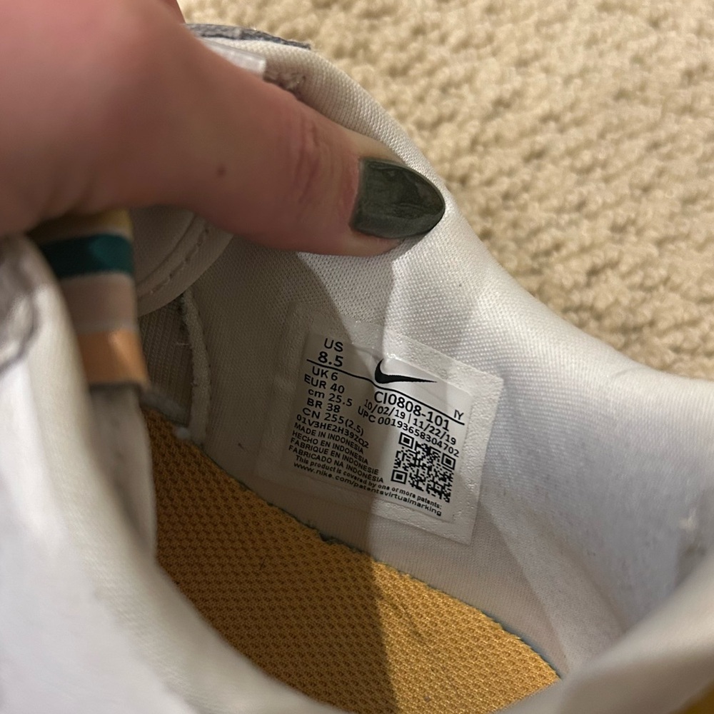 Nike Court Blanc Sneakers, White, 8.5 - Picture 5 of 5